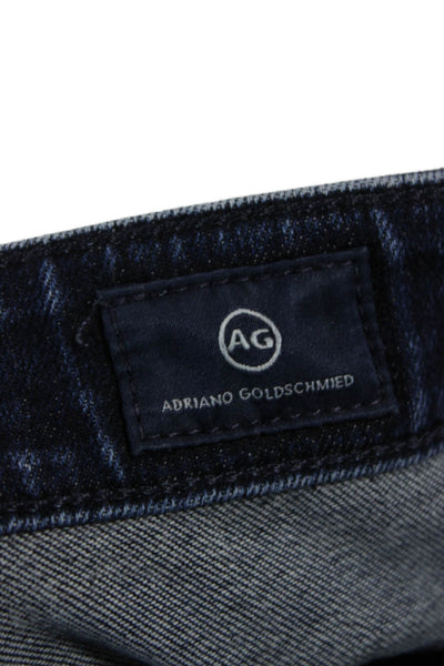 AG Womens Skinny Jeans Blue Mid Rise Button Cotton Inseam 27 Size 26