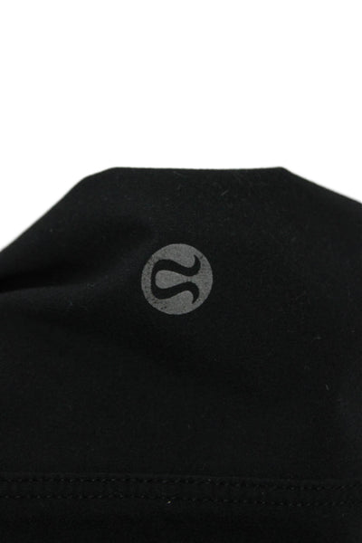 Lululemon Mens Athletic Shorts Black Nylon Blend Drawstring Size M