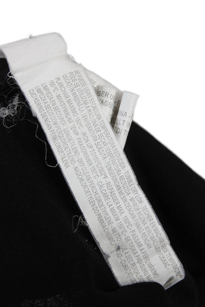Zara Women Tunic Blouse Black Polyester Long Sleeve Round Neck Size L