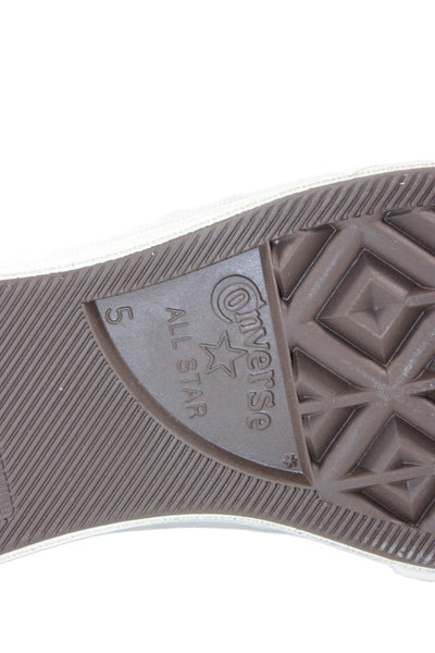 Converse Unisex Adults Chuck High Top Casual Sneakers Black Size 7