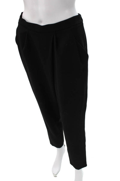 Zara Women Dress Pants Black Polyester Zip Closure Size S