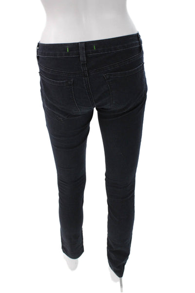 J Brand Women Skinny Blue Jeans Mid Rise Cotton Blend Size 25