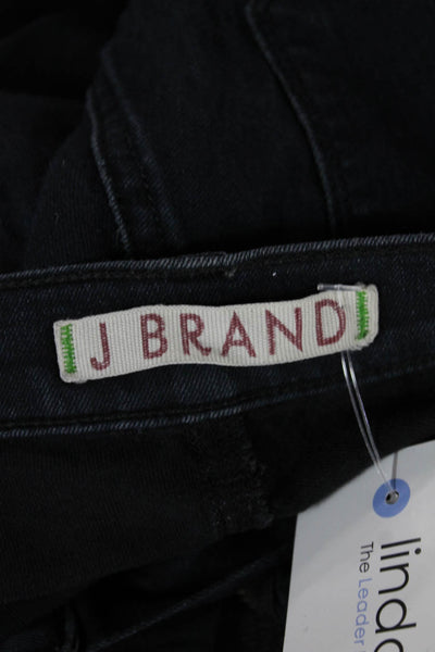 J Brand Women Skinny Blue Jeans Mid Rise Cotton Blend Size 25