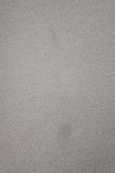 La Ligne Womens Silk Crew Neck Pullover Sweater Beige Long Sleeve Size XS