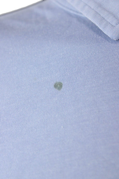 RLX Ralph Lauren Mens Polo Shirt Blue Short Sleeve Collared Polyester Size 2XL