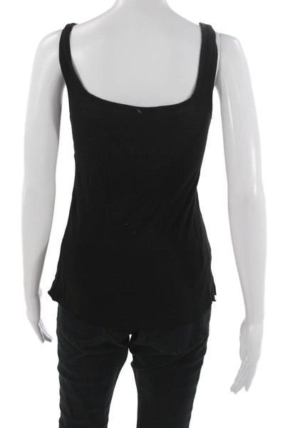 Bailey 44 Womens Black Modal Blend Square Neck Sleeveless Basic Tank Size XS