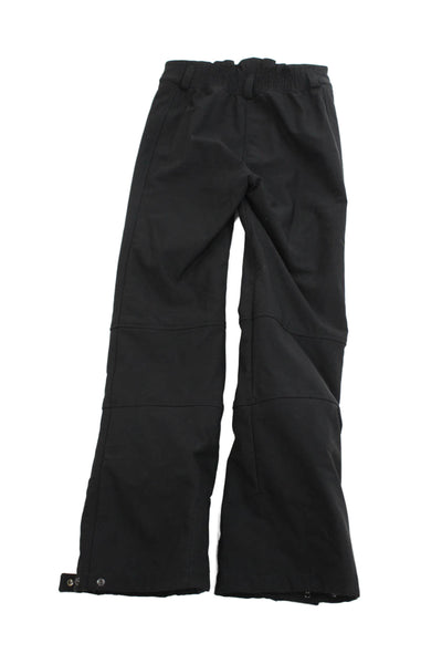 Poivre Blanc Girls Zippered Ankle Wide-Leg Snow Pants Black Size 16