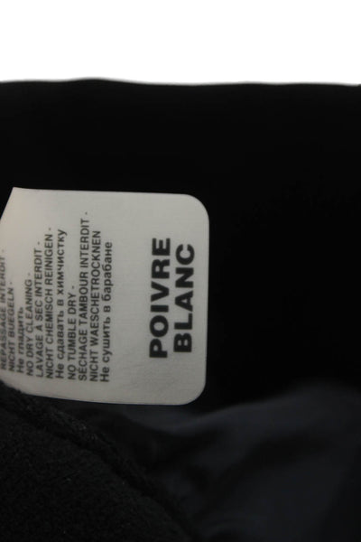 Poivre Blanc Girls Zippered Ankle Wide-Leg Snow Pants Black Size 16