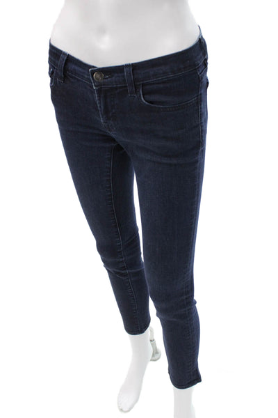 J Brand Womens Blue Skinny Jeans Mid Rise Size 25