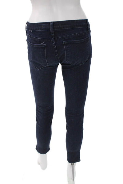 J Brand Womens Blue Skinny Jeans Mid Rise Size 25