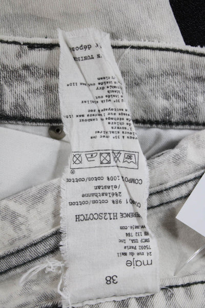 Maje Womens Skinny White Jeans Cotton Mid Rise Inseam 26in Size 28