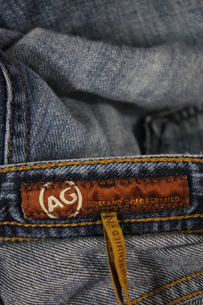 AG Adriano Goldschmied Mens Bootcut Blue High Rise Jeans Size 32