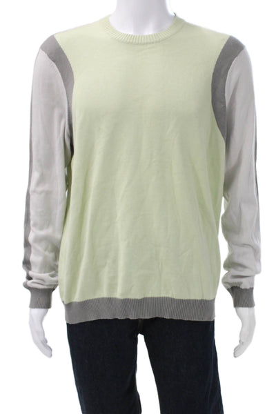 Ted Baker Mens Pullover Crew Neck Cotton Green Size L
