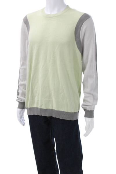 Ted Baker Mens Pullover Crew Neck Cotton Green Size L