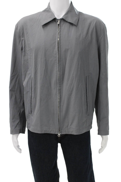 Boss Hugo Boss Mens Gray Polyamide Jacket Zip Size 40