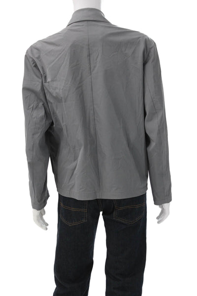 Boss Hugo Boss Mens Gray Polyamide Jacket Zip Size 40