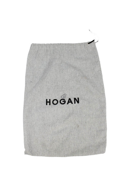 Hogan Womens Suede Lace Up Low Top Sneakers Beige Size 35.5 5.5