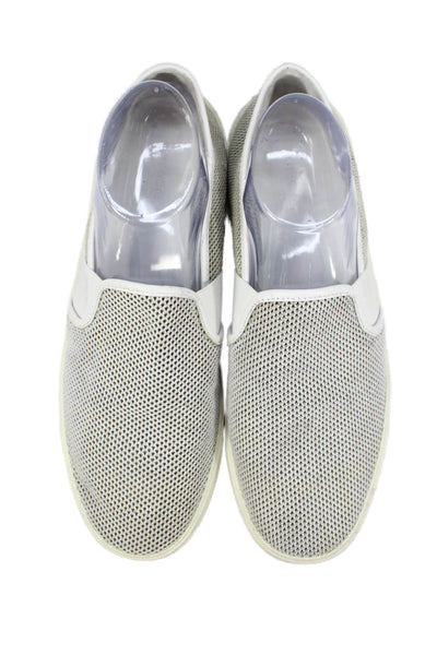 Vince Womens Preston Slip-On Low-Top Casual Sneakers Gray Size 10