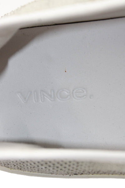 Vince Womens Preston Slip-On Low-Top Casual Sneakers Gray Size 10