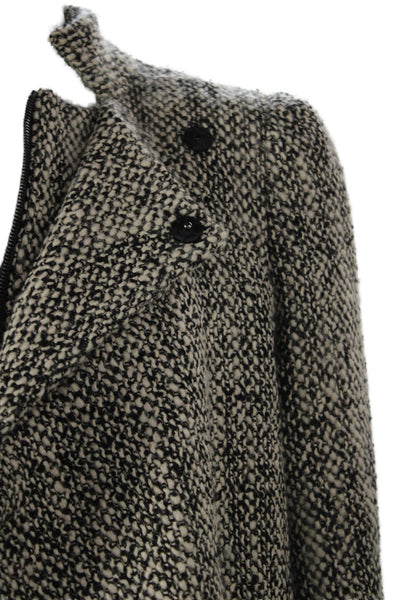 Matthew Williamson Women Multicolor Wool Overcoat Button Closure Size 40