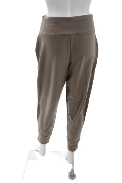 Athleta Women Jogger Brown Tencel Lyocell Solid Petite Size S
