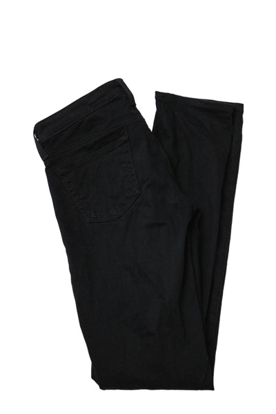 AG Adriano Goldschmied Women Skinny Jeans Black High Rise Cotton Size 25