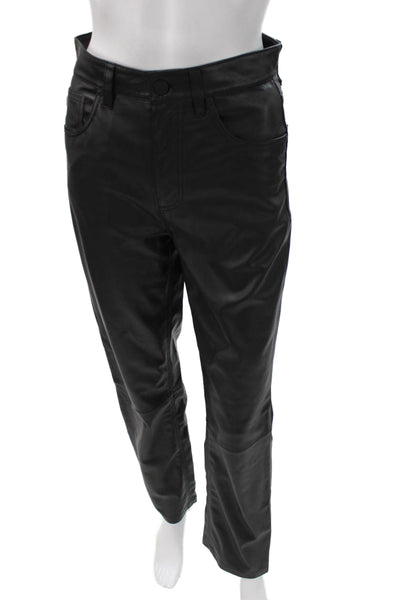 AG Adriano Goldschmied Womens Black Polyester Pants Size 26