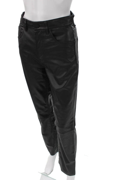 AG Adriano Goldschmied Womens Black Polyester Pants Size 26