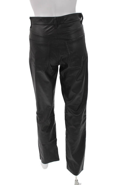 AG Adriano Goldschmied Womens Black Polyester Pants Size 26
