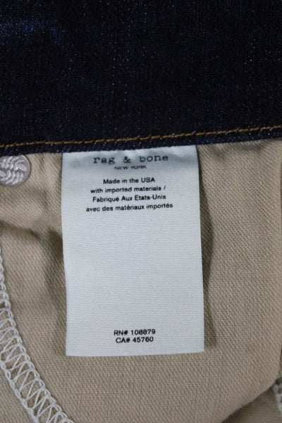 Rag & Bone Women Skinny Jeans Blue Cotton Size 25