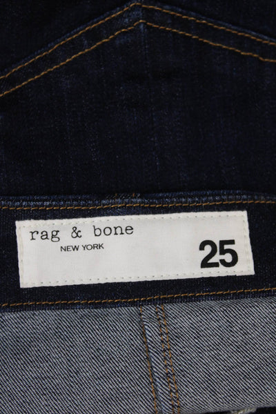 Rag & Bone Women Skinny Jeans Blue Cotton Size 25