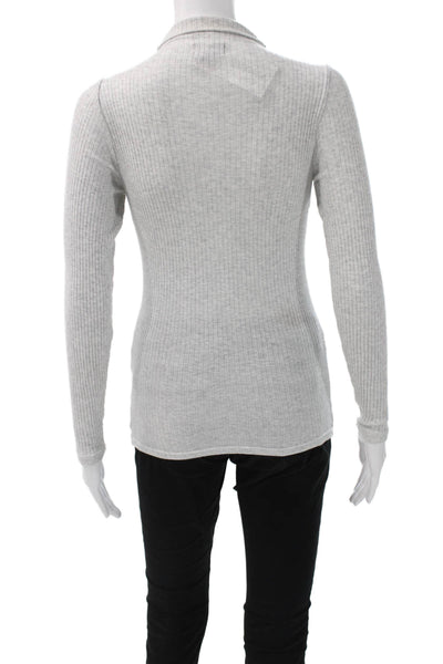 Club Monaco Womens Pullover Turtleneck Sweater Gray Long Sleeve Size S