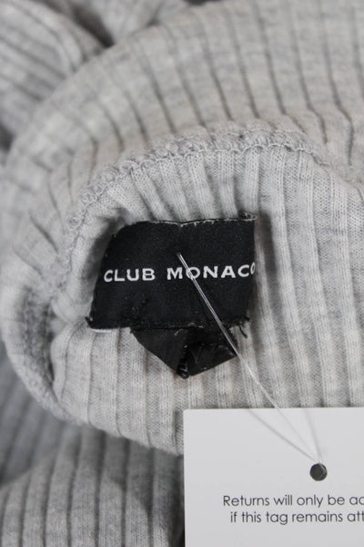 Club Monaco Womens Pullover Turtleneck Sweater Gray Long Sleeve Size S