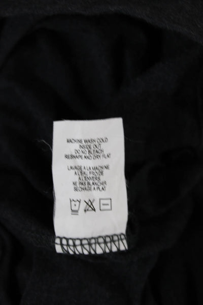 Theory Women Tunic Turtleneck Long Sleeve Gray Size PP