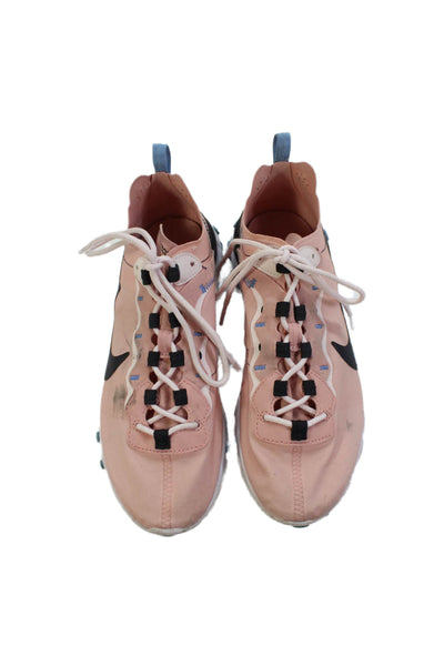 Nike Womens Lace Up Low Top Sneakers Pink Size 8