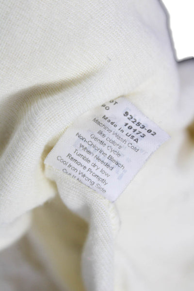 Michael Stars Women Tank V-Neck Supima Cotton Ivory Sleeveless Size One Size