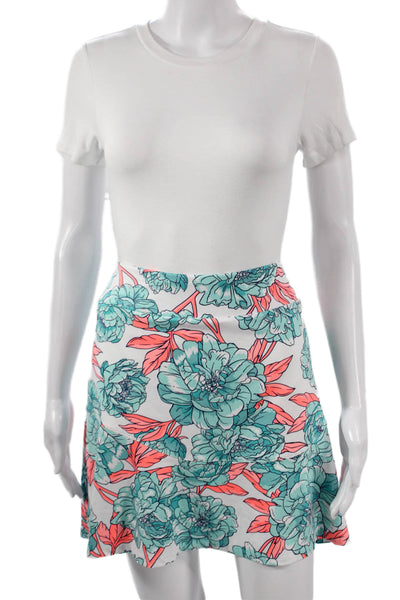 Tail Womens Athletic Floral Multicolor Polyester Skort Size L