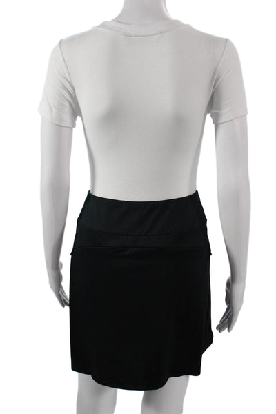 Tail Womens Athletic Black Short Skirt Polyester Pull On Size L