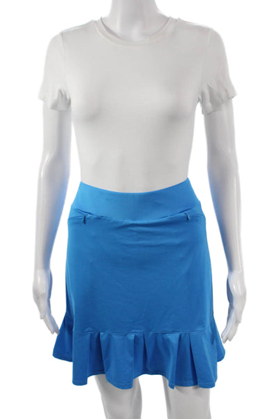Tail Women Athletic Skort Blue Polyester Pull On Short Size L