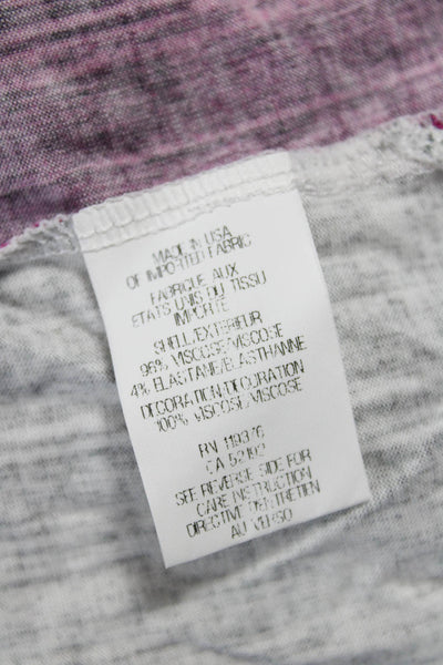 Helmut Lang Women Multicolor Viscose Colorblock V-Neck Tunic Size M