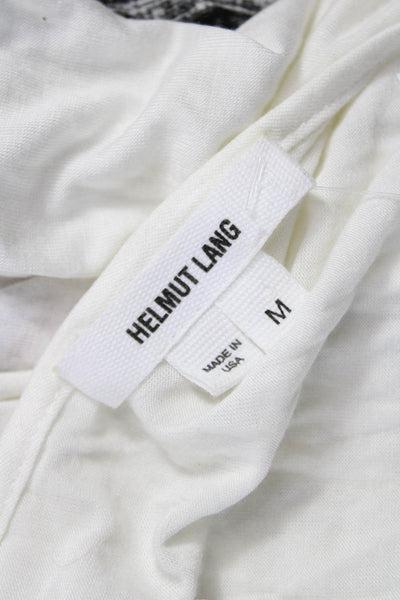 Helmut Lang Women Multicolor Viscose Colorblock V-Neck Tunic Size M