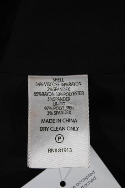 Plenty by Tracy Reese Womens Fit & Flare Knee Length Black Dress Size 6