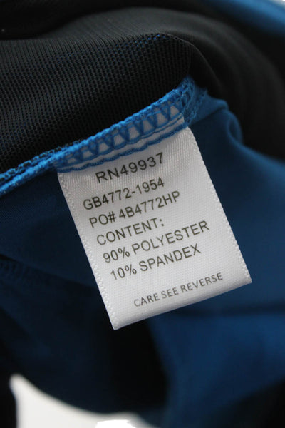 Tail Women Dress Pants Blue Pull On Polyester 31in Inseam Size 14 Tall