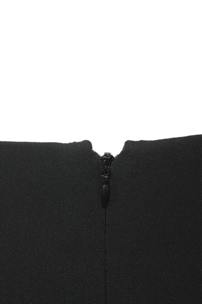 Jonathan Simkhai Womens Dress Pants Black Viscose Size 6
