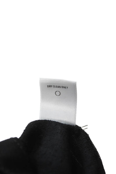 Feel The Piece Women Basic Tank Top Black Polyester Round Neck Size XS