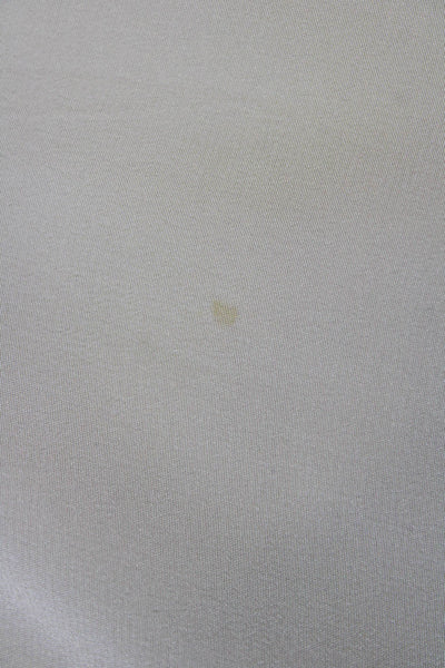 Elizabeth & James Women Silk V-Neck Sleeveless Beige Blouse Size S