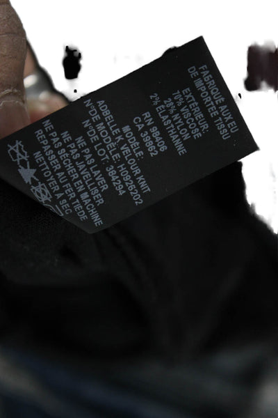 Theory Women Pants Viscose Black Size S