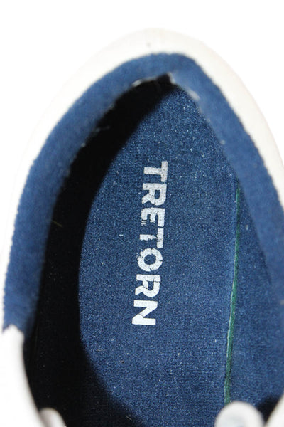 Tretorn Women's Round Toe Lace Up Rubber Sole Sneakers Beige Size 7.5