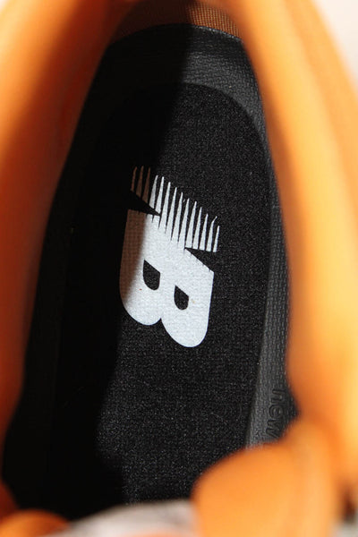 New Balance Mens Leather Lace Up High Top Sneakers White Size 13