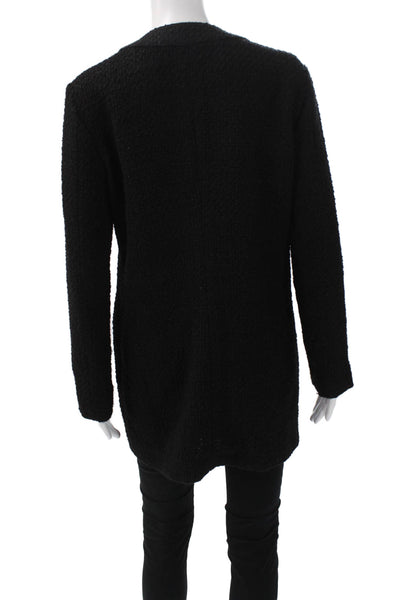 Marella Womens Cardigan Black V-Neck Button Long Sleeve Acrylic Blend Size M